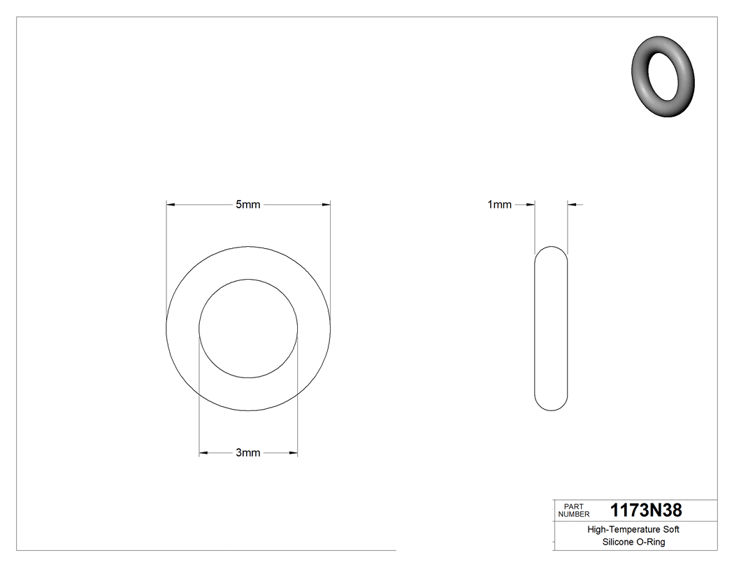 Technical drawing - 1173N38